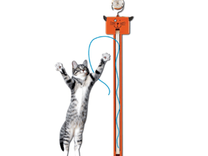 Автоматизированный шнурок для кошек Fling-ama-String.